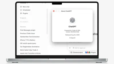 إضافة ChatGPT الجديدة لأجهزة Mac تسيطر على تطبيق الرسائل