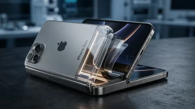 من الداخل: شاشة iPhone Duo المكونة من 10 طبقات تيتانيوم للقضاء على أثر الطي