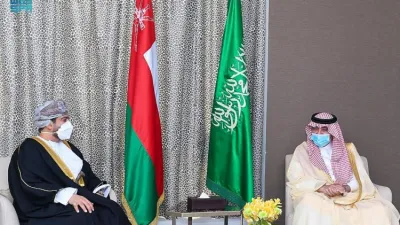 لقاء وزيري النقل في السعودية وسلطنة عمان وتجهيز المنفذ البري بين البلدين