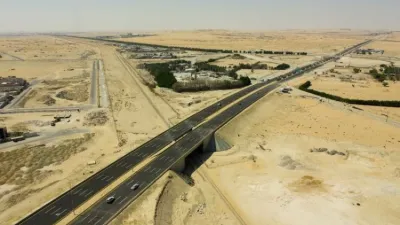 افتتاح جسر مدخل الهفوف الغربي بالاحساء في السعودية