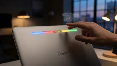 Googlebook Glowbar Drops the Classic Chromebook Pixel 'Knock-Knock' Gesture