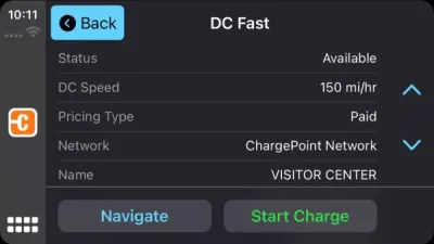 شبكة شحن المركبات الكهربائية تضيف ChargePoint دعم Apple CarPlay
