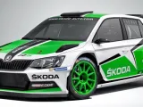 سكودا فابيا R5 تظهر ألوانها السباقية الخضراء الجذابة