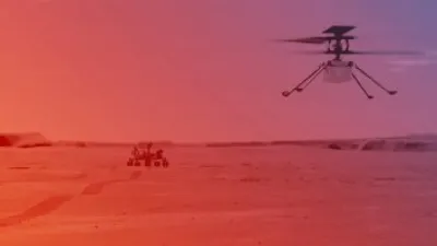 ناسا تنشر طائرة هليكوبتر صغيرة على سطح المريخ .. التفاصيل الكاملة