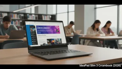 مراجعة Lenovo IdeaPad Slim 3 Chromebook (2026): شاشة استثنائية بميزانية محدودة