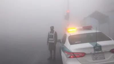 مرور الباحة يحذر من القيادة في الضباب
