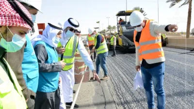 وكيل وزارة النقل يتفقد طريق الرياض الطائف