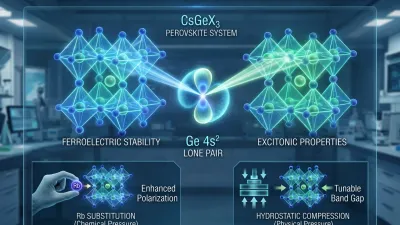 New Research Unlocks Ferroelectric Stability in Lead-Free Halide Perovskites via Lone Pair Engineering