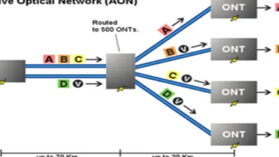 الشبكة البصرية النشطة Active Optical Network