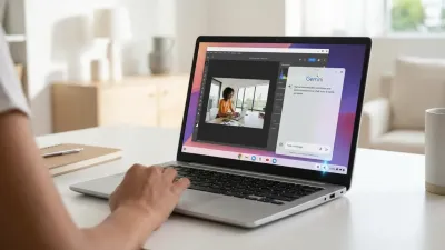 نظام ChromeOS يحرر Gemini: زر ذكاء اصطناعي دائم لأجهزة Chromebook Plus