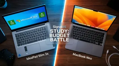 Microsoft's New Study Pits the $549 Lenovo IdeaPad Slim 3x Against Apple's MacBook Neo