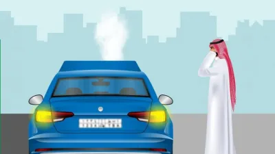 نصائح المرور السعودي عند تعطل المركبات على الطريق
