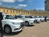 الشرطة الأوكرانية تتسلم 635 سيارة ميتسوبيشي أوتلاندر PHEV