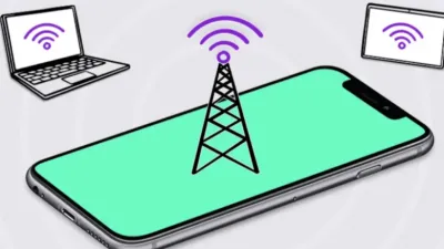 نقطة اتصال الهاتف المحمول Cellphone Hotspot
