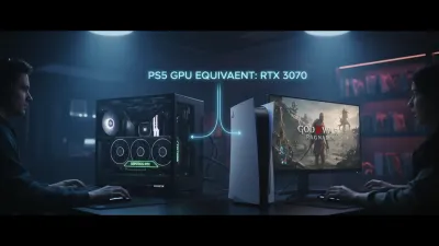 ما هي بطاقة الرسوميات المكافئة لجهاز PS5 في حواسيب الألعاب؟