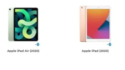إيه الفرق؟.. أبرز الاختلافات بين جهازى iPad Air (2020) و iPad (2020)
