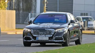 مرسيدس مايباخ SClass موديل 2021 ترصد بدون تمويه لأول مرة